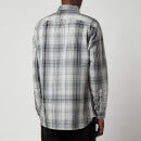 Tommy Hilfiger Men's Shadow Check Shirt - Medium Grey Heather/Ecru/Multi - S
