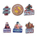 Rocky - 6 Pack Of Premium Limited Edition Pin Badges