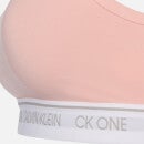 Calvin Klein Women's Ck One Unlined Bralette - Pink - L