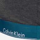 Calvin Klein Women's Modern Cotton Unlined Bralette - Charcoal - XS