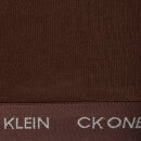 Calvin Klein Women's Ck One Unlined Bralette 2 Pack - Umber - L