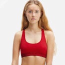 Calvin Klein Women's Modern Cotton Unlined Bra Set - Red Metallic - S