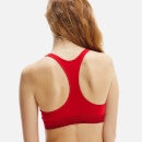 Calvin Klein Women's Modern Cotton Unlined Bra Set - Red Metallic - XS