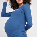 MP Power langärmeliges Schwangerschaftsoberteil für Damen - Blau - XXS