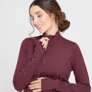 Bluză de maternitate cu fermoar 1/4 MP Power pentru femei - Port - XS