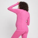 Dámske tehotenské tričko so 1/4 zipsom MP Power – ružové - XS