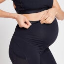 Damskie legginsy ciążowe z kolekcji Power Maternity MP – czarne