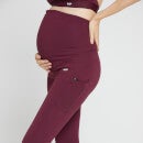 Damskie legginsy ciążowe z kolekcji Power Maternity MP – Port - XXS