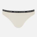 Tommy Hilfiger Women's Recycled 3P Bikini - Desert Sky/White/Red - XS