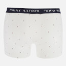 Tommy Hilfiger Men's 3 Pack Print Trunks - Desert Sky/Heather Grey/Pack Dot - S