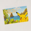 T-shirt Pokémon Pikachu Exploring The Alola Region Unisexe - Crème