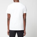 Balmain Men's Eco Sustainable Foil T-Shirt - White/Silver
