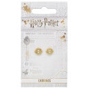 Harry Potter Time Turner Stud Earrings - Gold