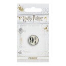 Harry Potter Platform 9 3/4 Pin Badge - Silver
