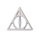 Harry Potter Deathly Hallow Keyring and Pin Badge Gift Set - Silver