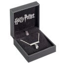 Harry Potter Privet Drive Sign with Hedwig the Owl Charm Necklace - Silver