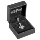 Harry Potter Time Turner Slider Charm Embellished with Crystals - Silver