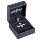 Harry Potter Golden Snitch Slider Charm Embellished with Crystals - Silver