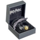 Harry Potter Time Turner Spacer Charm Bead Embellished with Crystals - Silver