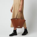 MICHAEL Michael Kors Women's Izzy Fan Tote Bag - Luggage