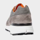 Paul Smith Men's Gordon Leather Running Style Trainers - Grey
