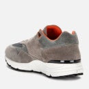 Paul Smith Men's Gordon Leather Running Style Trainers - Grey