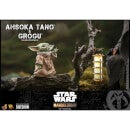 Hot Toys Star Wars The Mandalorian Figurine articulée échelle 1/6 Ahsoka Tano & Grogu 29 cm Pack de 2