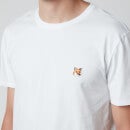 Maison Kitsuné Men's Fox Head Patch T-Shirt - White - L