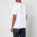 Maison Kitsuné Men's Tricolor Fox Patch Pocket T-Shirt - White - S