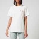 Maison Kitsuné Unisex Double Fox Head Patch T-Shirt - Latte