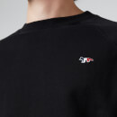Maison Kitsuné Men's Tricolour Fox Patch Clean Sweatshirt - Black