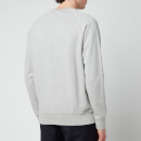 Maison Kitsuné Men's Tricolor Fox Patch Clean Sweatshirt - Grey Melange - S
