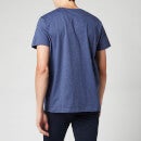 GANT Men's Original Short Sleeve T-Shirt - Dark Jeans Blue Melange