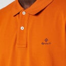 GANT Men's Contrast Collar Pique Rugger Polo Shirt - Savannah Orange - S