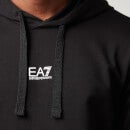 EA7 Men's Train Core Id Centre Logo Hoodie Tracksuit - Black
