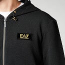 EA7 Men's Gold Label Zip-Through Hoodie - Black - S