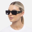 Le Specs Women's OH DAMN! Rectangle Sunglasses - Black