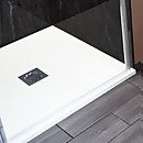 Everstone White Square Shower Tray - 900x900mm