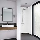 Wetwall 1220mm shower panel composite - pure white