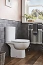 Newton Open Back Close Coupled Toilet with Soft Close Toilet Seat
