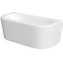 Daintree White Back to Wall Bath with Panel - 1700 x 800mm