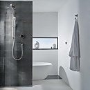Aqualisa Quartz Touch Concealed Smart Shower & Wall Head Kit for Combi Boilers