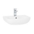 Newton Basin 450mm White with 1 Tap Hole