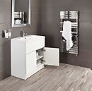 Gloss White Bathstore RRP Polo 660 Floor standing unit including Basin £319 