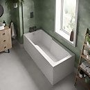 Aira White Premiercast Shower Bath