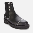 Stuart Weitzman Women's Frankie Lift Studs Leather Chelsea Boots - Black - UK 3