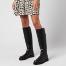 Stuart Weitzman Women's Mila Lift Leather Knee High Boots - Black - UK 7