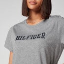 Tommy Hilfiger Women's Organic Cotton Logo Crew Neck T-Shirt - Mid Grey Heather - XS