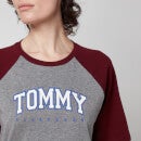 Tommy Hilfiger Women's Sustainable Crew Neck Short Sleeve T-Shirt - Deep Rouge - S