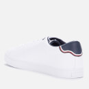 Tommy Hilfiger Men's Essential Leather Low Top Trainers - White